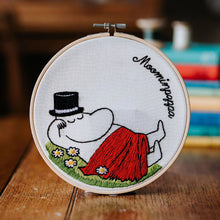Load image into Gallery viewer, The Crafty Kit Company Embroidery Kit - MOOMINS - Moominpappa Snoozing