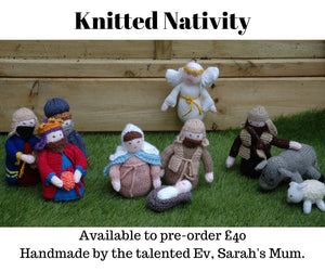 Knitted Nativity Scene - 10 pieces - IN STOCK NOW