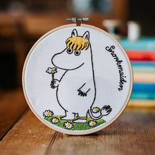 Load image into Gallery viewer, The Crafty Kit Company Embroidery Kit - MOOMINS - Snorkmaiden Daisy Picking