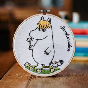 The Crafty Kit Company Embroidery Kit - MOOMINS - Snorkmaiden Daisy Picking