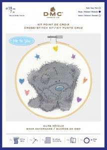 DMC Me To You Cross Stitch Kit - Bear Daydreams