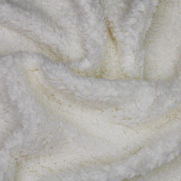 Fur Fabric - White - Super Soft