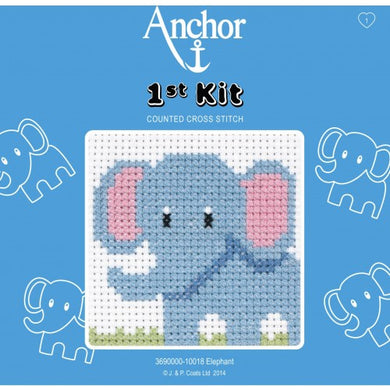 Anchor 1st Cross Stitch - Elephant