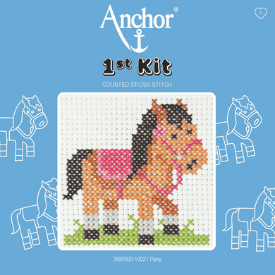 Anchor 1st Cross Stitch - Pony