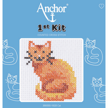 Load image into Gallery viewer, Anchor 1st Cross Stitch - Cat