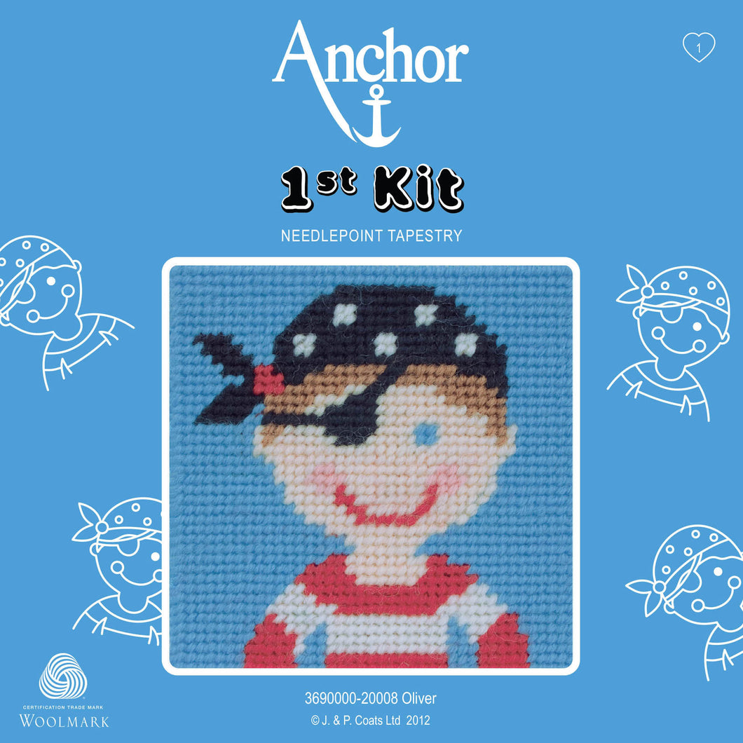Anchor 1st Tapestry - Oliver Pirate