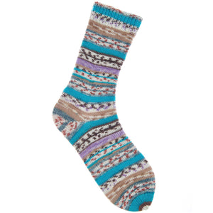 Rico Superba Fair Isle 4 ply Sock Wool - 3 Colours