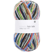 Load image into Gallery viewer, Rico Superba Fair Isle 4 ply Sock Wool - 2 Colours