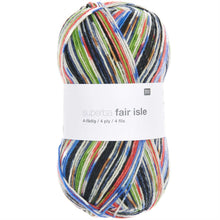 Load image into Gallery viewer, Rico Superba Fair Isle 4 ply Sock Wool - 3 Colours