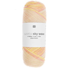 Load image into Gallery viewer, Rico Superba Sky Waves 4 ply Sock Wool - 4 Colours