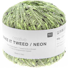 Load image into Gallery viewer, Rico Make it Tweed Neon