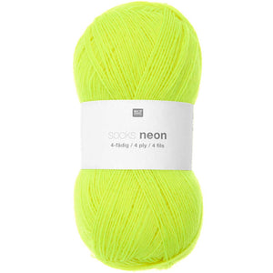 Rico Neon 4 ply Sock Wool - 2 Colours