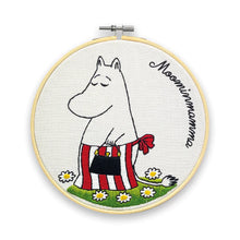 Load image into Gallery viewer, The Crafty Kit Company Embroidery Kit - MOOMINS - Moominmamma Shopping