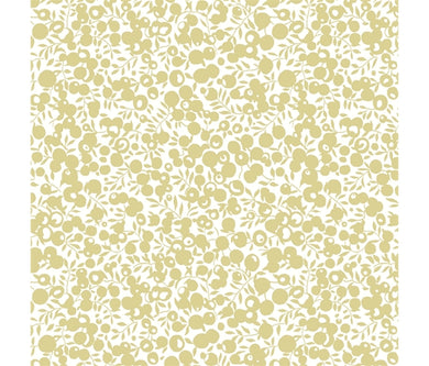 Liberty Christmas Collection - Merry & Bright - Shadow Gold Metallic - 100% Cotton
