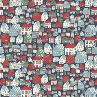 Liberty Christmas Collection - Yule Town - 100% Cotton