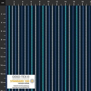 Sea the Ocean - Stripes - 100% Cotton
