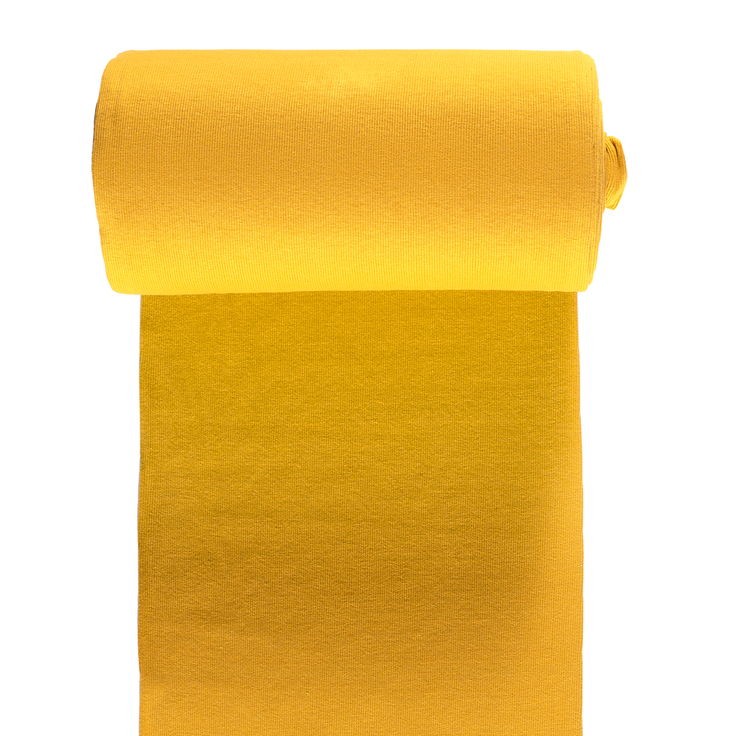 Cotton Jersey - Ribbed - Mustard