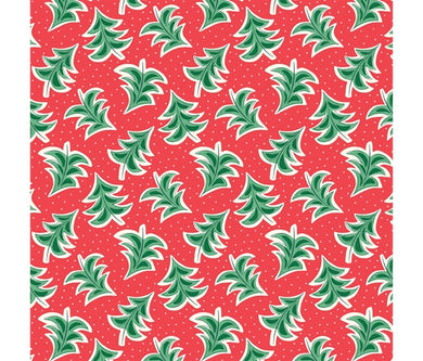 Liberty Christmas Collection - Merry & Bright - Dancing Trees - 100% Cotton