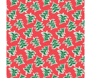 Liberty Christmas Collection - Merry & Bright - Dancing Trees - 100% Cotton