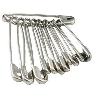 Safety Pins - Bunch of 12 assorted