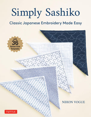 Simply Sashiko - With 36 Full Size Templates