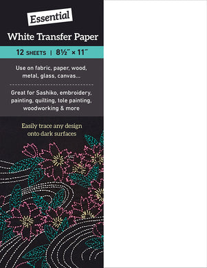 White Transfer Paper - For Sashiko & Embroidery