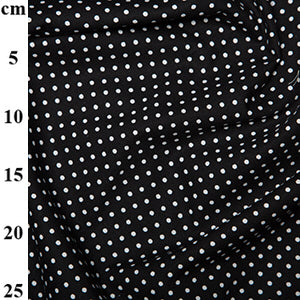 Pin Spot - 100% Cotton - Black