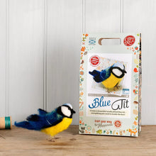 Load image into Gallery viewer, The Crafty Kit Company - Blue Tit Needle Felting Kit