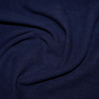 100% Linen Stonewashed - Navy
