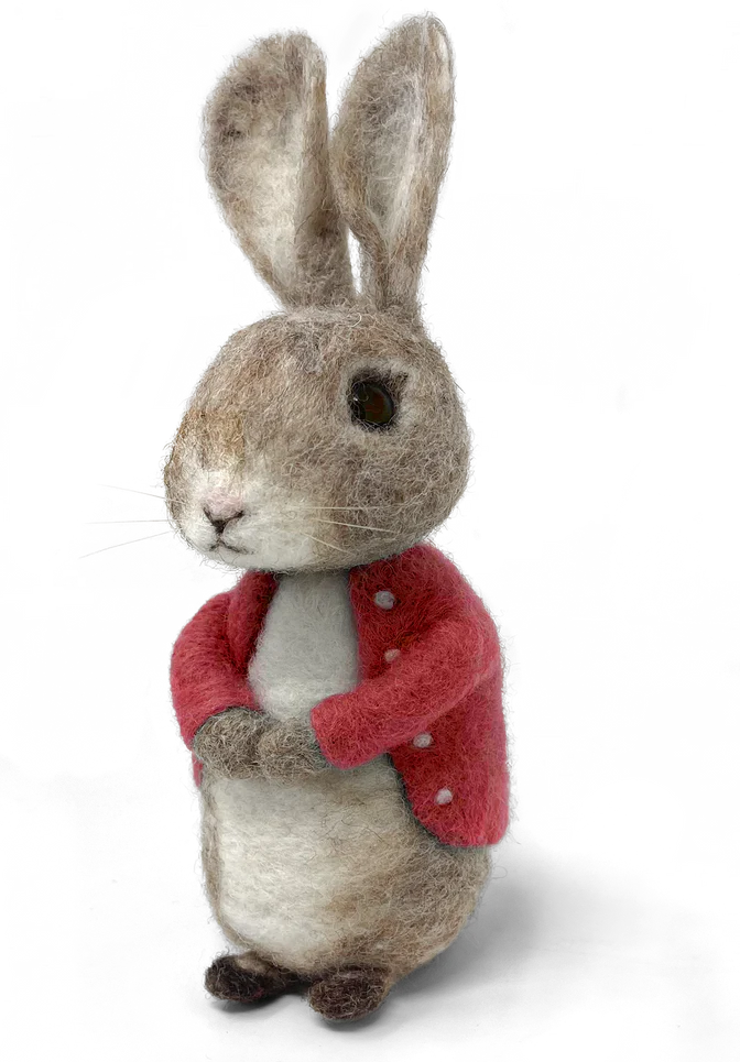The Crafty Kit Company - Bertie Bunny Needle Felting Kit