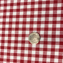 Load image into Gallery viewer, Gingham - 100% Cotton - Red