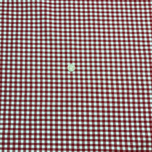 Load image into Gallery viewer, Gingham - 100% Cotton - Red