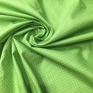 Pin Spot - 100% Cotton - Green