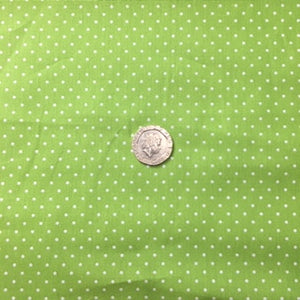 Pin Spot - 100% Cotton - Green