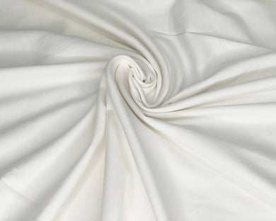 Cotton T-Shirt Jersey Fabric - White