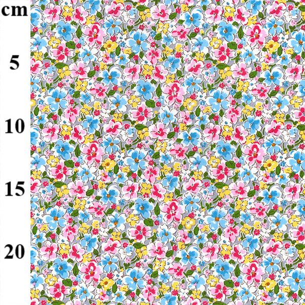 Cotton Poplin - Colourful Floral