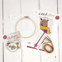 Load image into Gallery viewer, The Crafty Kit Company Cross Stitch - Bear