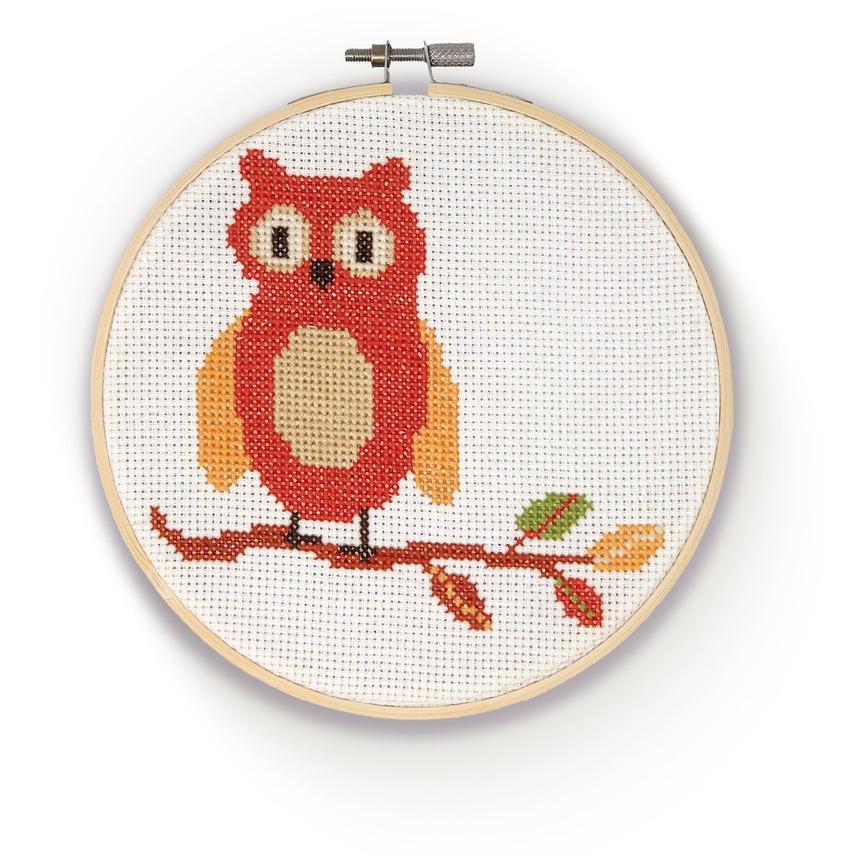 The Crafty Kit Company Cross Stitch - Owl