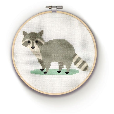 The Crafty Kit Company Cross Stitch - Racoon