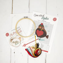 Load image into Gallery viewer, The Crafty Kit Company Cross Stitch - Robin