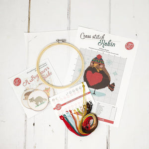The Crafty Kit Company Cross Stitch - Robin