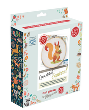 Load image into Gallery viewer, The Crafty Kit Company Cross Stitch - Squirrel