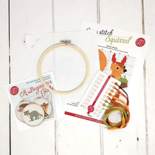 Load image into Gallery viewer, The Crafty Kit Company Cross Stitch - Squirrel