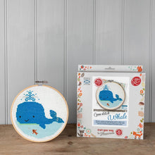Load image into Gallery viewer, The Crafty Kit Company Cross Stitch - Whale