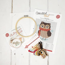 Load image into Gallery viewer, The Crafty Kit Company Cross Stitch - Winter Owl