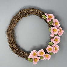 Load image into Gallery viewer, The Crafty Kit Company - Felt Cherry Blossom Wreath Sewing Kit