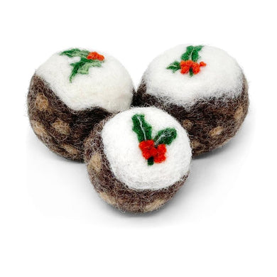 The Crafty Kit Company - Needle Felting Kit - Christmas Pud