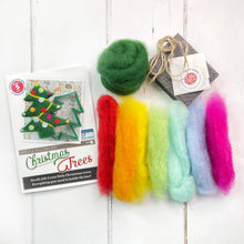 Load image into Gallery viewer, The Crafty Kit Company - Christmas Trees Needle Felting Kit