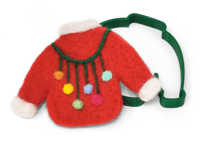 The Crafty Kit Company - Christmas Jumper Needle Felting Kit