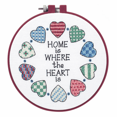 Cross Stitch Kit - Home & Heart